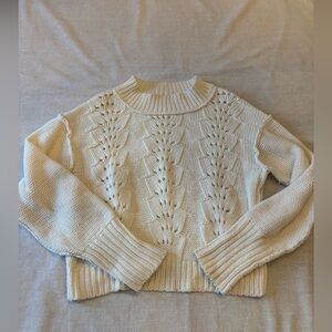 Free People Bell Song Cream Pullover Sweater size XS